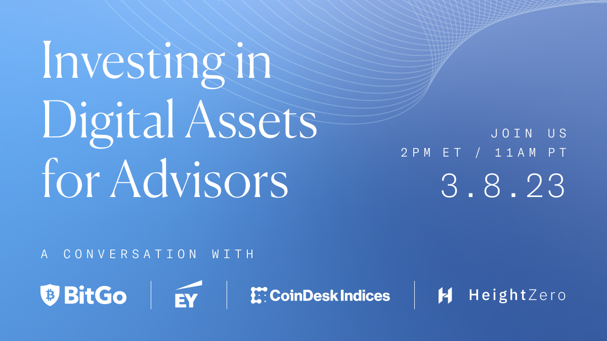 Webinar - Investing in Digital Assets for Advisors